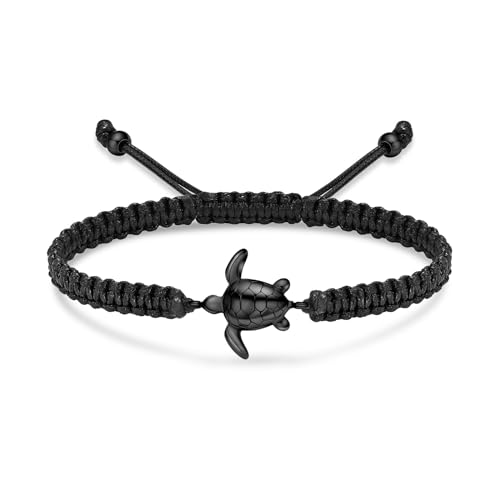AIWENXI Meer Schildkröte Kremation Schmuck Urne Armbänder für Asche für Männer Frauen Edelstahl Beerdigungsdenkmal Asche Armband Erinnerungen Armbänder von AIWENXI