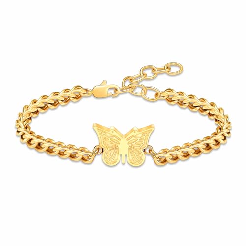 AIWENXI Schmetterling Kremation Schmuck für Asche verstellbare Urn Armbänder für Männer Frauen Edelstahl Erinnerungsstücke Memorial Asche Armband Armbänder von AIWENXI