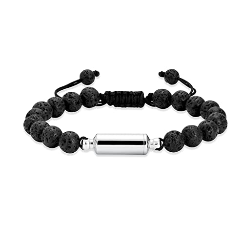 Zylinder Einäscherung Armbänder für Asche Bead Urn Armband für Männer Frauen Edelstahl geflochtenes Seil Armbänder Andenken Gedenkstätte Einäscherung Schmuck von AIWENXI