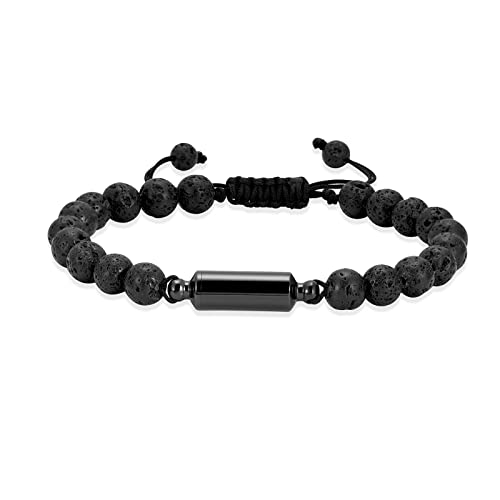 Zylinder Einäscherung Armbänder für Asche Bead Urn Armband für Männer Frauen Edelstahl geflochtenes Seil Armbänder Andenken Gedenkstätte Einäscherung Schmuck von AIWENXI