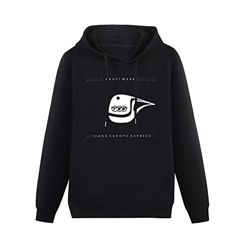 AIXINLI Unisex Sweatshirt Trans Europa Expresss Hooded with Drawstring Pockets Black L von AIXINLI