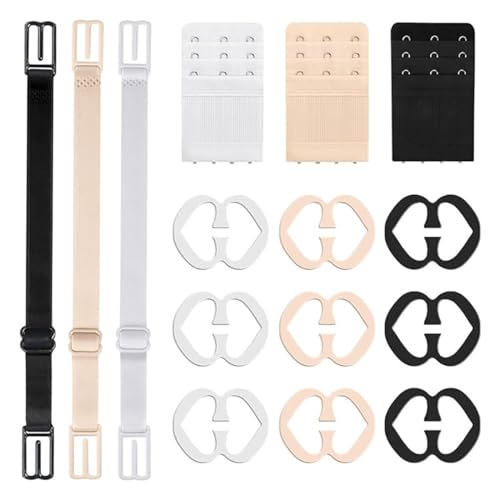 BH Träger Clips, 15 Stück, Verstellbar Weich BH mit Trägern Ersatz, für bh träger rücken Unsichtbar rutschfeste bh klammer rücken für Volle Körbchengröße, für Frauen Trägerlose BHS BH Träger Clips, 15 Stück, Verstellbar Weich BH mit Trägern Ersatz, für bh träger rücken Unsichtbar rutschfeste bh klammer rücken für Volle Körbchengröße, für Frauen Trägerlose BHS von AIXYEA