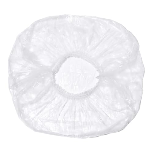 Einweg-Duschhauben, 100 Stück, Einweg Duschhauben Kunststoff Duschkappe, Unisex, Wiederverwendbar, Haarhaube Elastische Wasserdichte Duschkappe für Salon, Frauen, Reise, Heimgebrauch Einweg-Duschhauben, 100 Stück, Einweg Duschhauben Kunststoff Duschkappe, Unisex, Wiederverwendbar, Haarhaube Elastische Wasserdichte Duschkappe für Salon, Frauen, Reise, Heimgebrauch von AIXYEA
