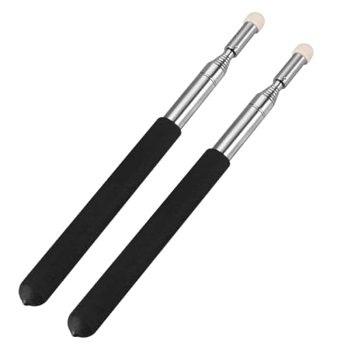 Zeigestab Ausziehbar, 2 Stück, Teleskop Lehrer Zeiger, Teleskop Zeigestab, Rutschfester Griff, für Unterricht im Klassenzimmer, Vorlesungen und Lesen, Meetings, Reden, Dirigieren von AIXYEA