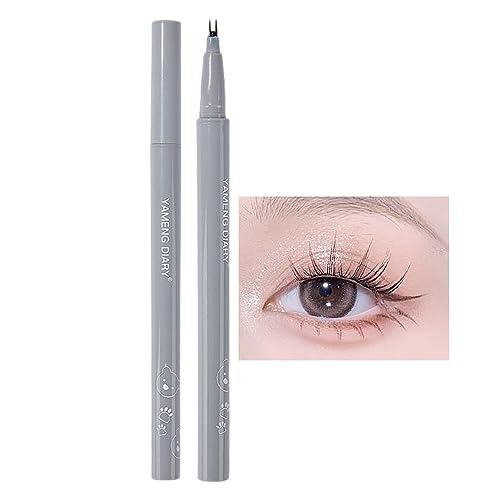 Eyeliner für die unteren Wimpern mit doppelter Spitze - Wischfester, wasserfester Wimpernliner für den unteren Wimpernbereich,Langlebiger, wischfester, schnell trocknender Wimpernstift Aiying von AIYING