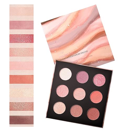 Lidschatten-Make-up-Palette | Glitzermatte Make-up-Palette,Hochpigmentierte Matt-Schimmer-Lidschatten-Palette, Make-up-Lidschatten in natürlichen Farben für Frauen und Mädchen Aiying von AIYING