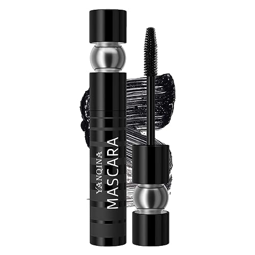 Mascara Black Volumen und Länge - Wasserfeste 4D Mascara Black Volumen und Länge - Wischfeste, flüssige Wimpernverlängerungs-Mascara-Kosmetik für langanhaltenden Halt und längere, dickere Aiying von AIYING