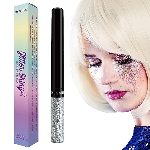 Schimmernder Glitzer-Lidschatten,Pearl Liquid Eyeliner Augenschönheitsprodukt | Glitzer-Gel-Lidschatten, flüssig, farbig, flüssiger Eyeliner, Make-up, funkelndes und schimmerndes Augen-Make-up Aiying von AIYING