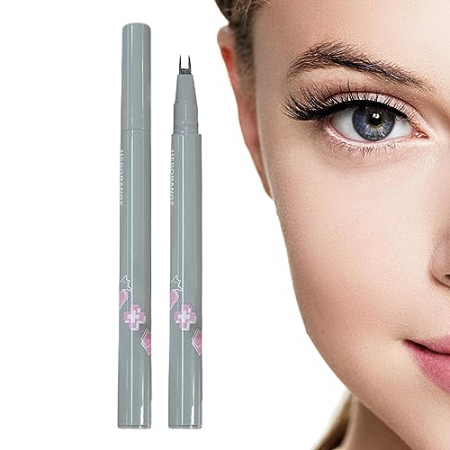 Wasserfester Eyeliner, Langlebige Anti-Flecken-Augenschönheitsprodukte, Multifunktionaler, schnell trocknender flüssiger Eyeliner, tragbarer Tränenbeutel, Make-up-Kosmetik für den täglichen Aiying von AIYING