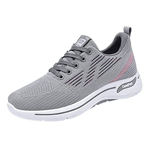 AIchenYW Damen Outdoor Jogging Sportsschuhe lässig Bequeme Walkingschuhe Dauerhaft Luftpolster Turnschuhe Sneaker Damen Sportschuhe Mesh Laufschuhe Turnschuhe von AIchenYW