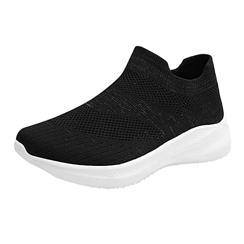 AIchenYW Damen Outdoor Jogging Sportsschuhe rutschfest Atmungsaktiv Laufschuhe Leichte Schuhe Atmungsaktive Sportschuhe Bequeme Fitness Mode Schlupfschuhe Sneaker Running Tennis Schuhe von AIchenYW