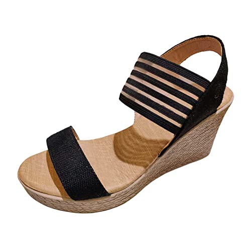 AIchenYW Damen Sandalen Flache Schuhe Slippers Sandaletten Hausschuhe Leichte Bequem Strandsandalen Flops rutschfest Treckingsandalen Keilsandalen Beiläufige Schlappen Lässige Sommerschuhe von AIchenYW