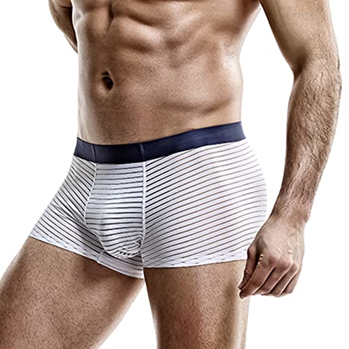 AIchenYW Herren Unterhosen Atmungsaktiv Sexy Herrenslips Schöne Boxershorts Retroshorts Höschen Hautfreundlich Panties Eisseide Unterwäsche Pouch Männer Weiche Briefs Boyshort von AIchenYW