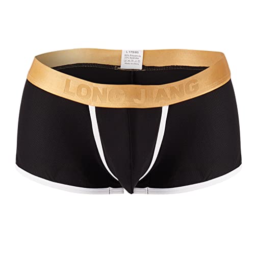 AIchenYW Unterhosen Herren Sexy Atmungsaktiv Herrenslips Boxershorts Schöne Retroshorts Hautfreundlich Höschen Unterwäsche Panties Pouch Eisseide Männer Briefs Weiche Langlebiges von AIchenYW