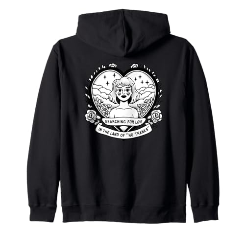 Auf der Suche nach Liebe im Land des Undankens Frauen Kapuzenjacke Auf der Suche nach Liebe im Land des Undankens Frauen Kapuzenjacke von AIlicious fun