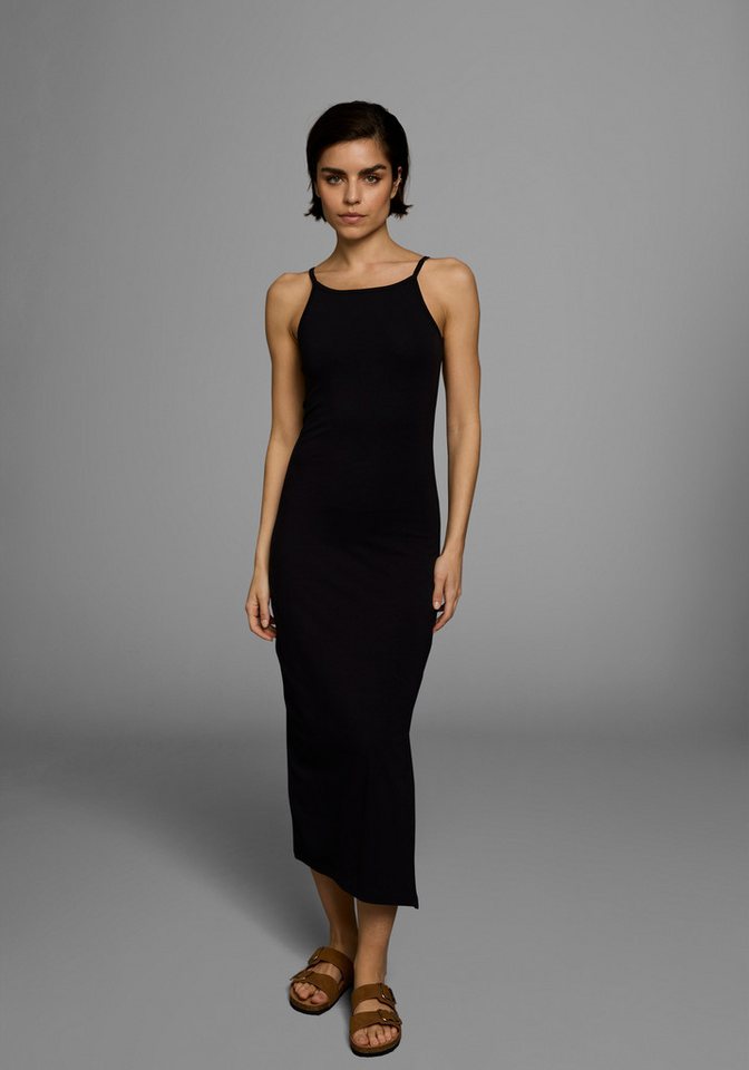 AJC Sommerkleid festlich, Maxilänge, unifarben, aus elastischem Single Jersey von AJC