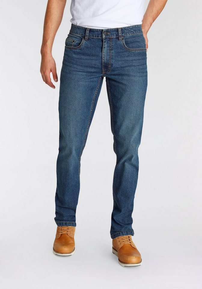 AJC Straight-Jeans mit leichter Waschung von AJC