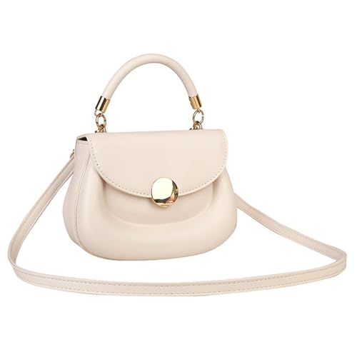 AJUNJIIL Frauen Umhängetasche modische strukturierte obere Griff Handtasche für verstellbare Riemen für Dattelreisen (Eine Größe) von AJUNJIIL