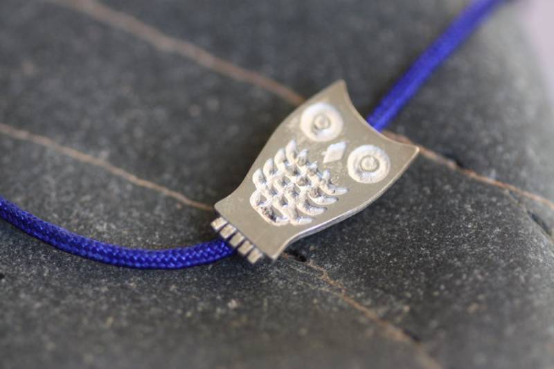 Eulen-Anhänger-Halskette Aus Oxidiertem Sterlingsilber Handgemachter Tierschmuck von AJewelryProject