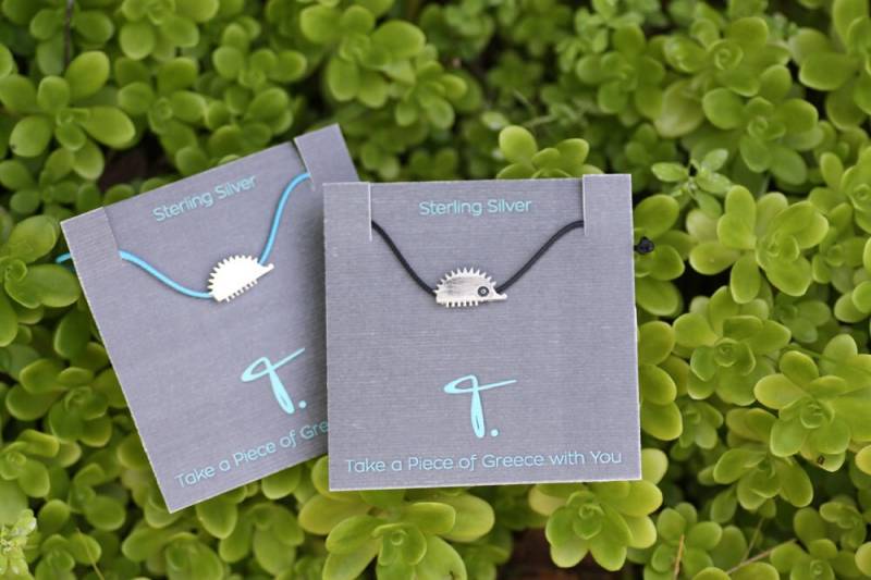 Set Aus Sterling Silber Anhänger Und Armband Für Beste Freunde - Igel Liebhaber Geschenk Zwei Stücke Weihnachtsgeschenk Sie von AJewelryProject