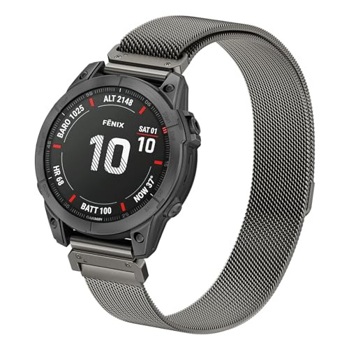 AK für Garmin Fenix 7/Garmin Fenix 6/6 Pro/Garmin Fenix 5 Armband Herren Damen, Quickfit 22mm Magnetisches Ersatzarmbänder für Garmin Instinct/Instinct 2, Forerunner 935/945/745, Approach S60/S62 AK für Garmin Fenix 7/Garmin Fenix 6/6 Pro/Garmin Fenix 5 Armband Herren Damen, Quickfit 22mm Magnetisches Ersatzarmbänder für Garmin Instinct/Instinct 2, Forerunner 935/945/745, Approach S60/S62 von AK