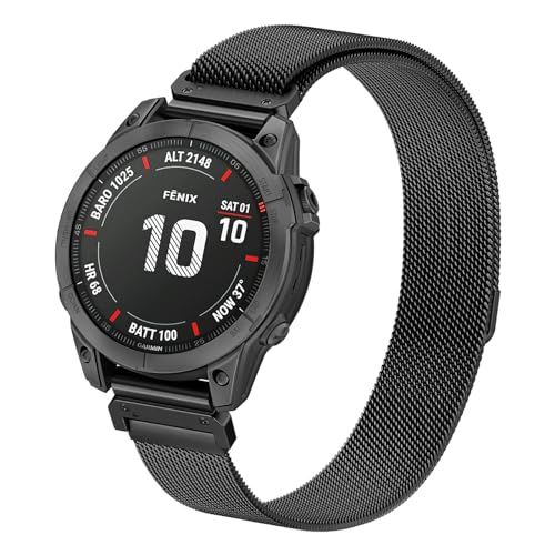 AK Armband für Garmin Fenix 6 Pro, Quickfit 22mm Magnetisches Ersatzarmband Kompatibel mit Garmin Fenix 6 pro/Garmin Fenix 6 Damen Herren AK Armband für Garmin Fenix 6 Pro, Quickfit 22mm Magnetisches Ersatzarmband Kompatibel mit Garmin Fenix 6 pro/Garmin Fenix 6 Damen Herren von AK