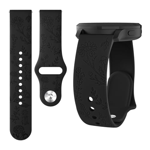 AK für Garmin Vivoactive 3/Vivoactive 5 Armband, 20mm Quick release Gravierte Silikon Armbänder für Garmin Vivoactive 5/Vivoactive 3 Wasserdichtes Uhrenarmband Damen Herren AK für Garmin Vivoactive 3/Vivoactive 5 Armband, 20mm Quick release Gravierte Silikon Armbänder für Garmin Vivoactive 5/Vivoactive 3 Wasserdichtes Uhrenarmband Damen Herren von AK