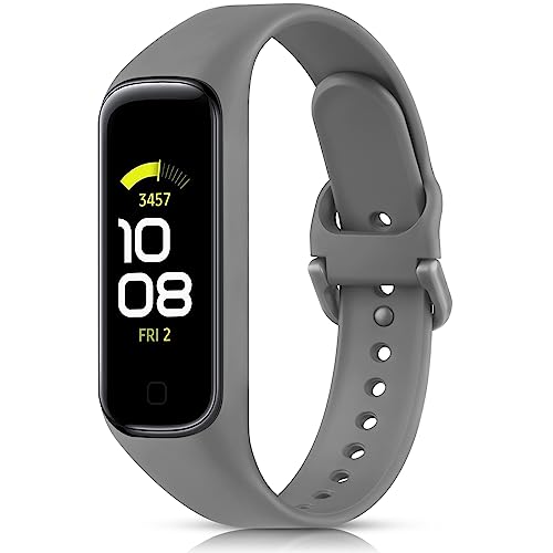 AK kompatibel mit Samsung Galaxy Fit 2 Armband für Damen Herren, flexible TPU Ersatzarmband - atmungsaktive und wasserdichte Sport Uhrenarmband entwickelt für Samsung FIT 2 von AK