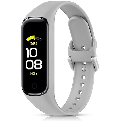 AK kompatibel mit Samsung Galaxy Fit 2 Armband für Damen Herren, flexible TPU Ersatzarmband - atmungsaktive und wasserdichte Sport Uhrenarmband entwickelt für Samsung FIT 2 von AK