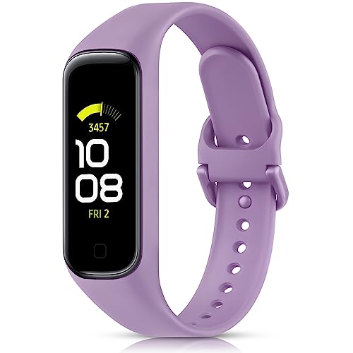 AK kompatibel mit Samsung Galaxy Fit 2 Armband für Damen Herren, flexible TPU Ersatzarmband - atmungsaktive und wasserdichte Sport Uhrenarmband entwickelt für Samsung FIT 2 von AK