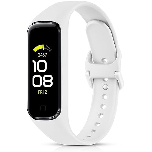 AK kompatibel mit Samsung Galaxy Fit 2 Armband für Damen Herren, flexible TPU Ersatzarmband - atmungsaktive und wasserdichte Sport Uhrenarmband entwickelt für Samsung FIT 2 von AK