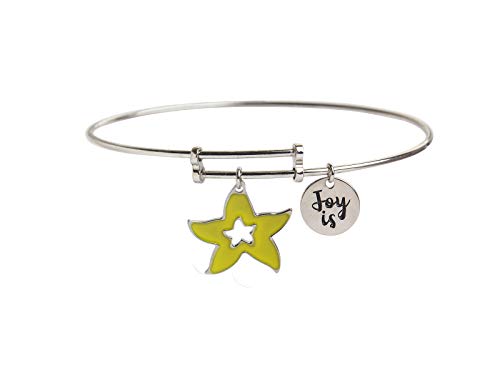 Aka Gioielli® - Damen Bangle Armband Joy Collection aus 925 Sterling Silber Rhodiniert mit Seestern Anhänger von AKA Gioielli