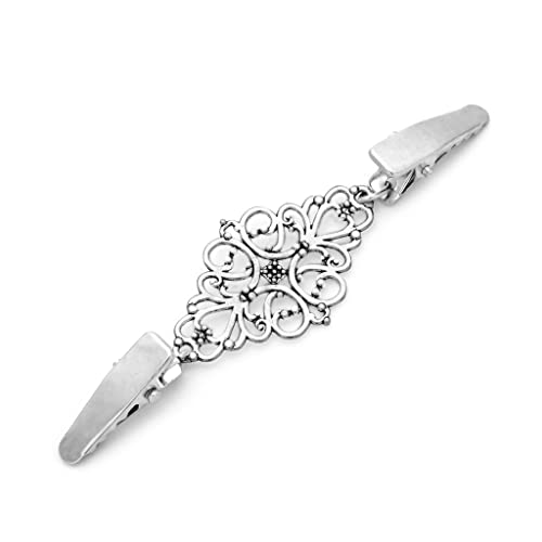 AKALNNB Cardigan Clip Schal Hemd Pullover Kragen Perle Strass Hemd Knopf Kleidung Dekorative Brosche Pin Kleidung Zubehör, En storlek AKALNNB Cardigan Clip Schal Hemd Pullover Kragen Perle Strass Hemd Knopf Kleidung Dekorative Brosche Pin Kleidung Zubehör, En storlek von AKALNNB