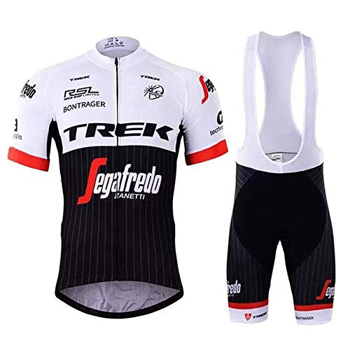 AKAPF Herren Radtrikot Set Herren Fahrradbekleidung Set Fahrradbekleidung Fahrrad Trikot mit Sitzpolster Atmungsaktiv Schnelltrocknend für Radsport von AKAPF