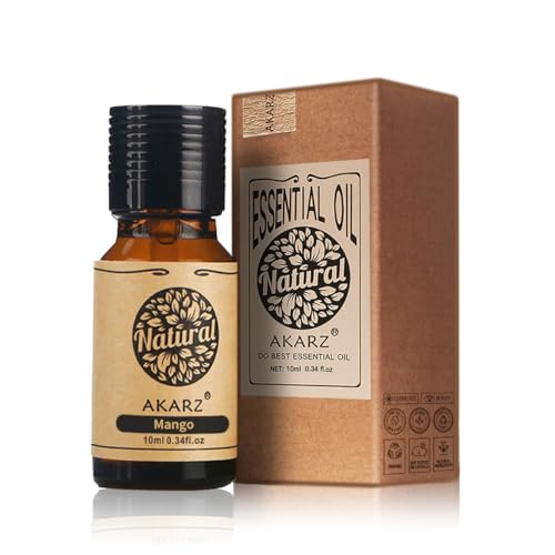 AKARZ Ätherisches Mango-Öl Natürliches organisches Mango-Öl für Haut Körper Haarpflege,Diffuser, Kerze,Seife,DIY,Massage Aroma 10ml AKARZ Ätherisches Mango-Öl Natürliches organisches Mango-Öl für Haut Körper Haarpflege,Diffuser, Kerze,Seife,DIY,Massage Aroma 10ml von AKARZ