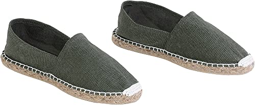 AKAY TOP INDUSTRIES Unisex Espadrille – Khaki – T46 Sommer, Multicolor von AKAY TOP INDUSTRIES