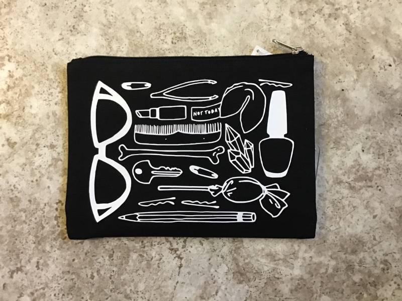 Kosmetik Tasche. Canvas-Tasche. Canvastasche Machen. Kosmetiktasche. Für Sie. Rosen Tasche von AKBoredHousewife