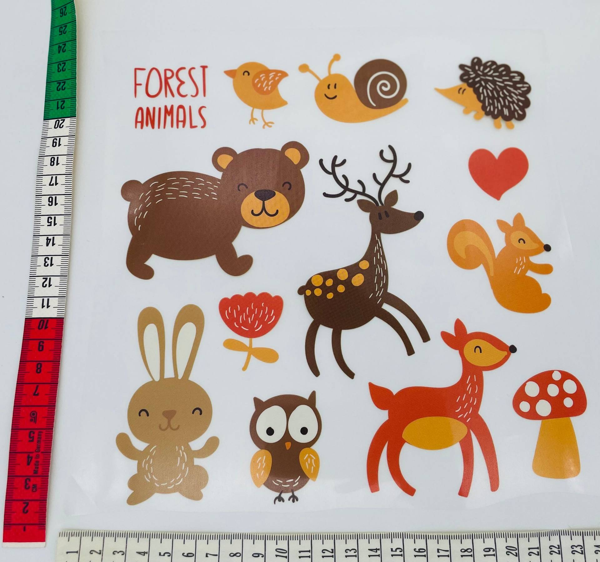 Bügelbild Forest Animals Waldtiere Bär Aufbügler Iron On Tiere Kinder Kleidung Patch Bügelbild Forest Animals Waldtiere Bär Aufbügler Iron On Tiere Kinder Kleidung Patch von AKBrilon