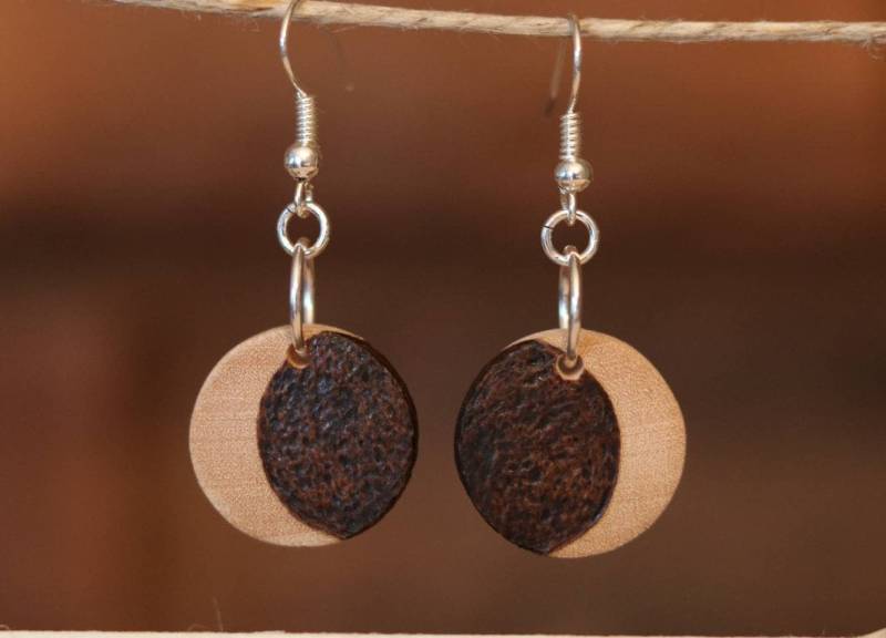 Ohrhänger Aus Holz Ohrhänger Aus Holz von AKDesignedCreations