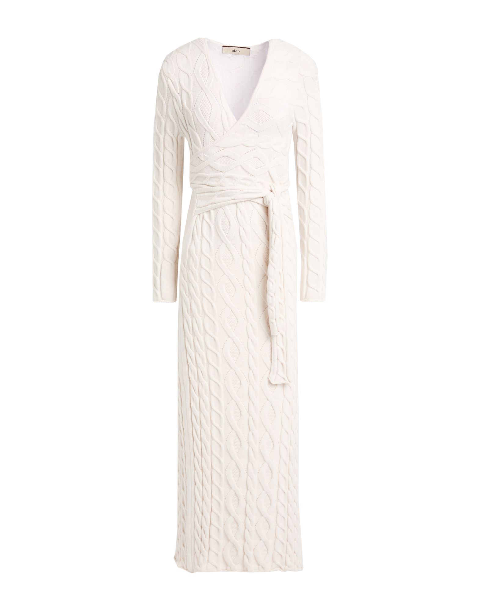 AKEP Maxi-kleid Damen Cremeweiß AKEP Maxi-kleid Damen Cremeweiß von AKEP