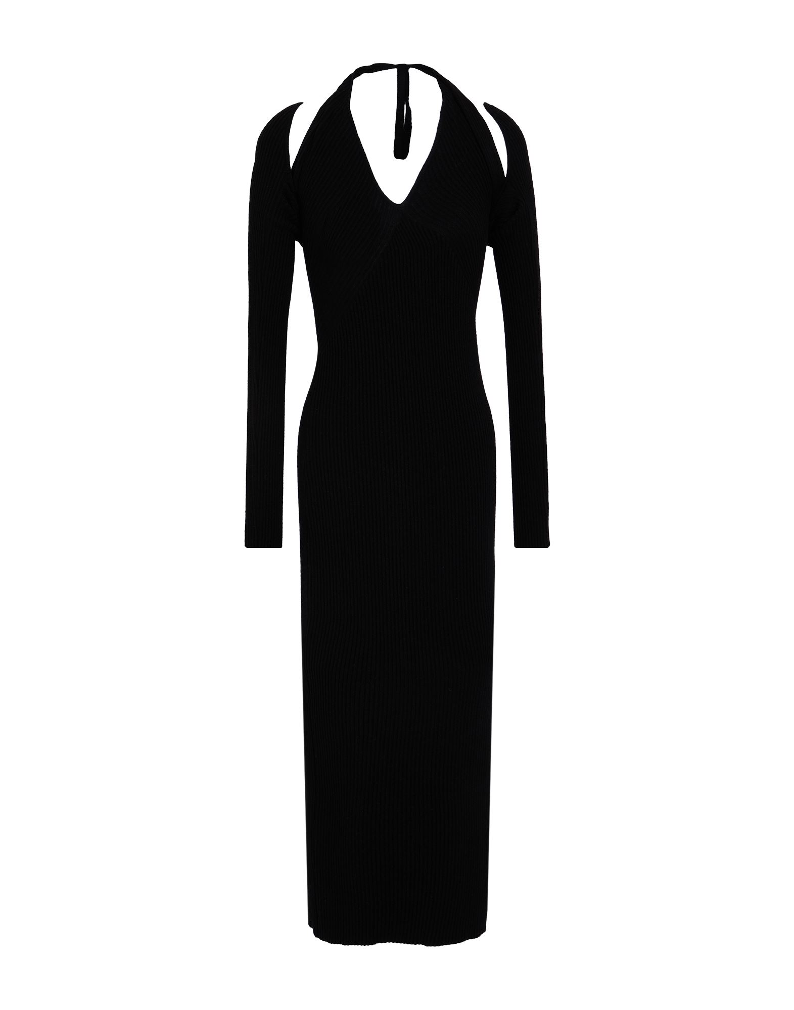 AKEP Midi-kleid Damen Schwarz AKEP Midi-kleid Damen Schwarz von AKEP