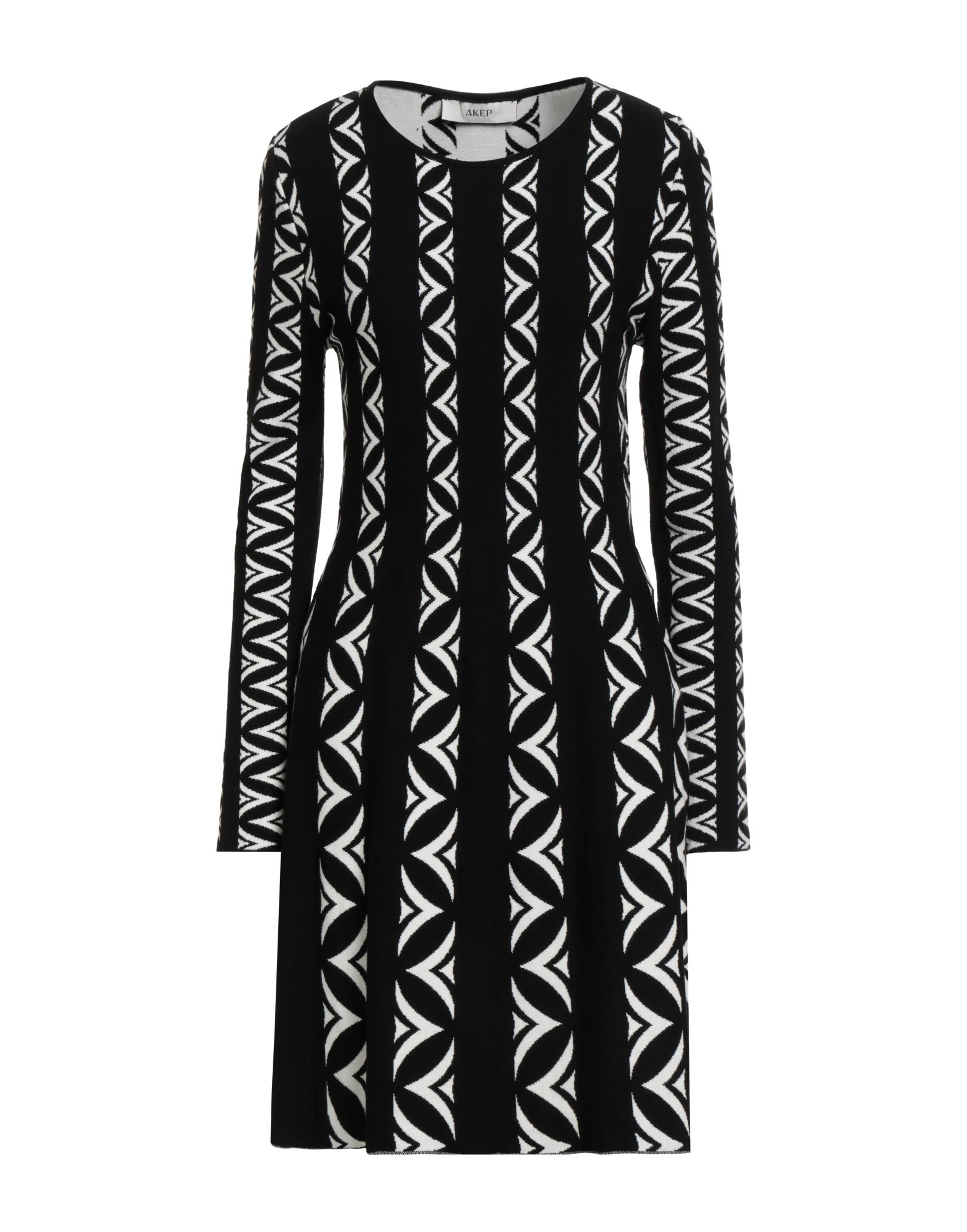 AKEP Mini-kleid Damen Schwarz AKEP Mini-kleid Damen Schwarz von AKEP