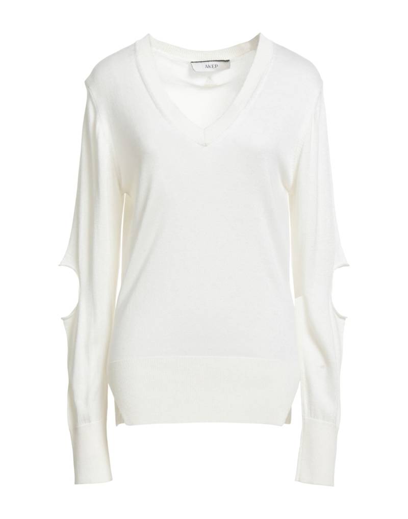 AKEP Pullover Damen Weiß von AKEP