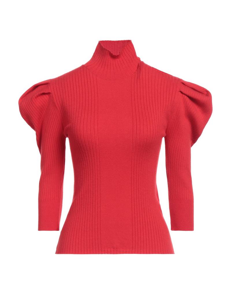 AKEP Rollkragenpullover Damen Rot von AKEP