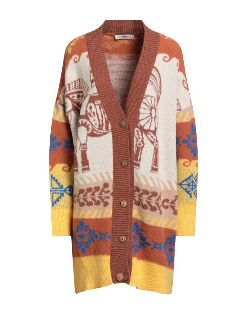 AKEP Strickjacke Damen Braun von AKEP
