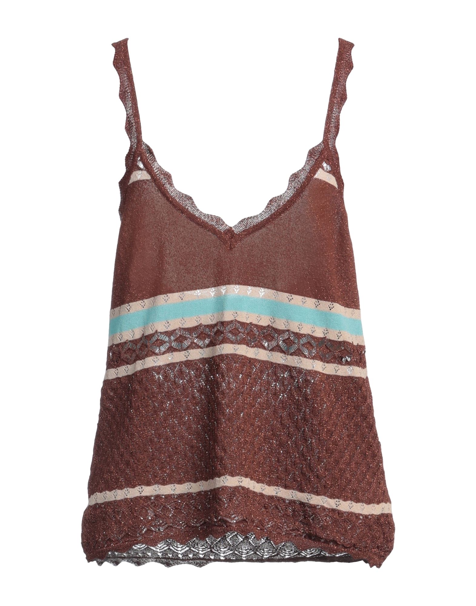 AKEP Top Damen Braun von AKEP