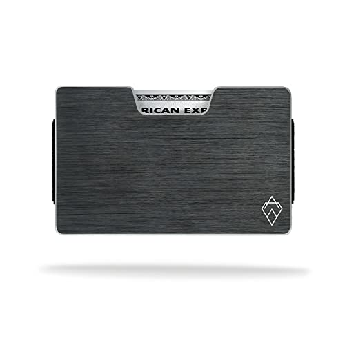 AKIELO Geldbörse mit RFID Schutz, Geldklammer und Geschenkbox – Erweiterbar Kartenetui und Minimalistisch Wallet (Atom Kollektion) von AKIELO