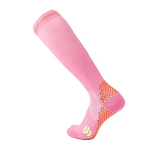 AKIS HOME Kompressionsstrümpfe für Damen und Herren Stützstrümpfe Kompressionssocken Laufsocken Sneaker Socken Compression Socks für Fußballspiel (as3, alpha, s, regular, regular, Rosa) von AKIS ALIVE KITCHEN IDEA STUDIO