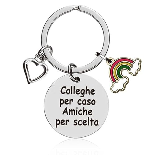AKJAXQU Schlüsselanhänger geschenk kollegin abschiedsgeschenk kollegen beste kollegin danke geschenk jobwechsel geburtstag lieblingskollegin geschenk für abschied kollegin freundschaftsgeschenke von AKJAXQU
