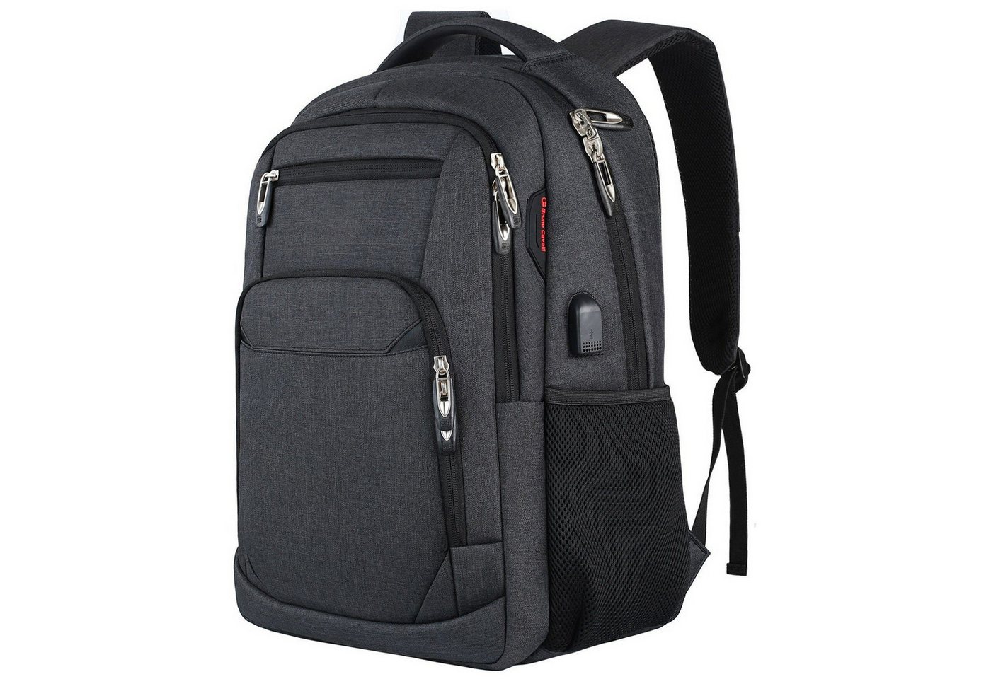 AKKEE Rucksack Laptoprucksack Laptop Rucksack Rucksäcke Schulrucksack Laptoptasche (Tasche Schulrucksack Herren Damen, 1-tlg., 15.6 Zoll Laptop Rucksack), Reisen Tasche Arbeit Business Schulrucksack mit USB Ladeanschluss von AKKEE